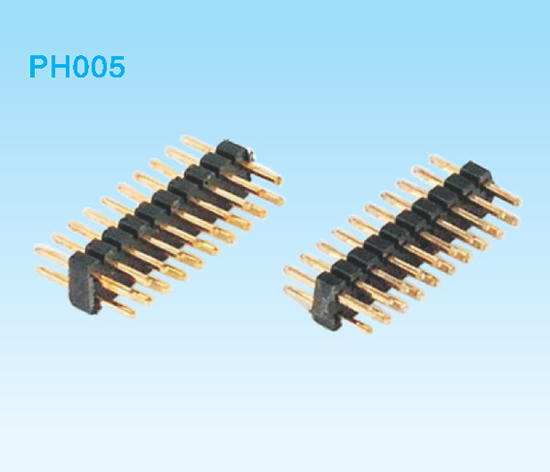 PH1.0雙排直針H=1.0、1.5mm可做雙塑
