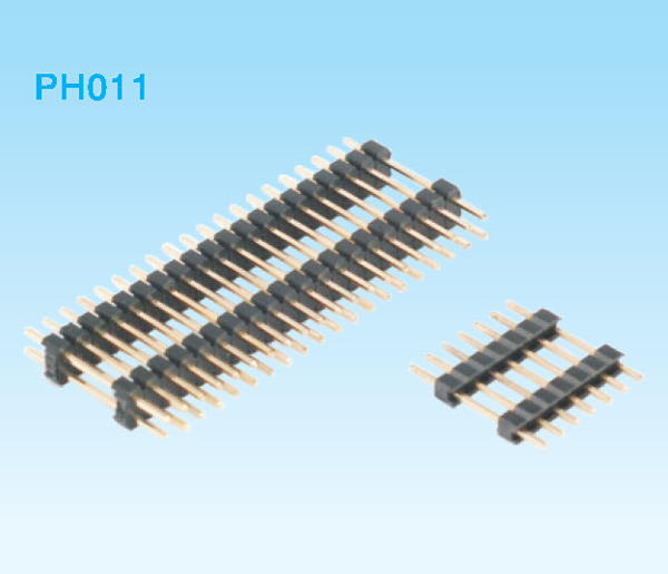 PH2.0單雙排雙塑排針H=1.0、1.5、2.0mm